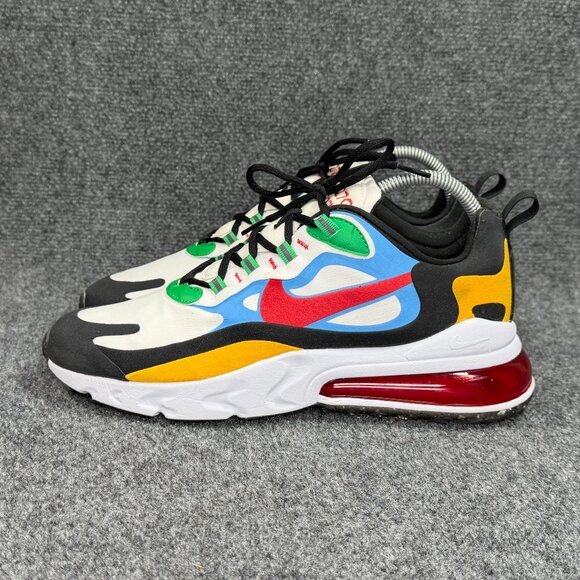 Nike Air Max 270 React Running Shoes Men's SIze 10 Multi-Color Athleitc Training - Picture 5 of 13